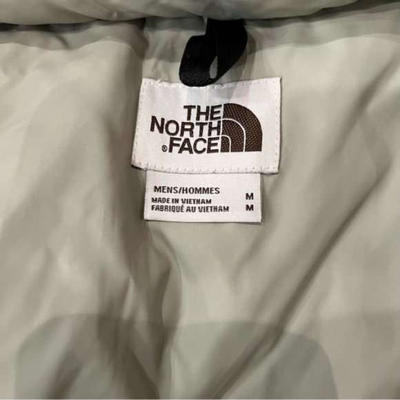 $609 The North Face Men's Printed 77 Brooks Down Parka Medium Glacier Camo *Rip - Picture 7 of 9